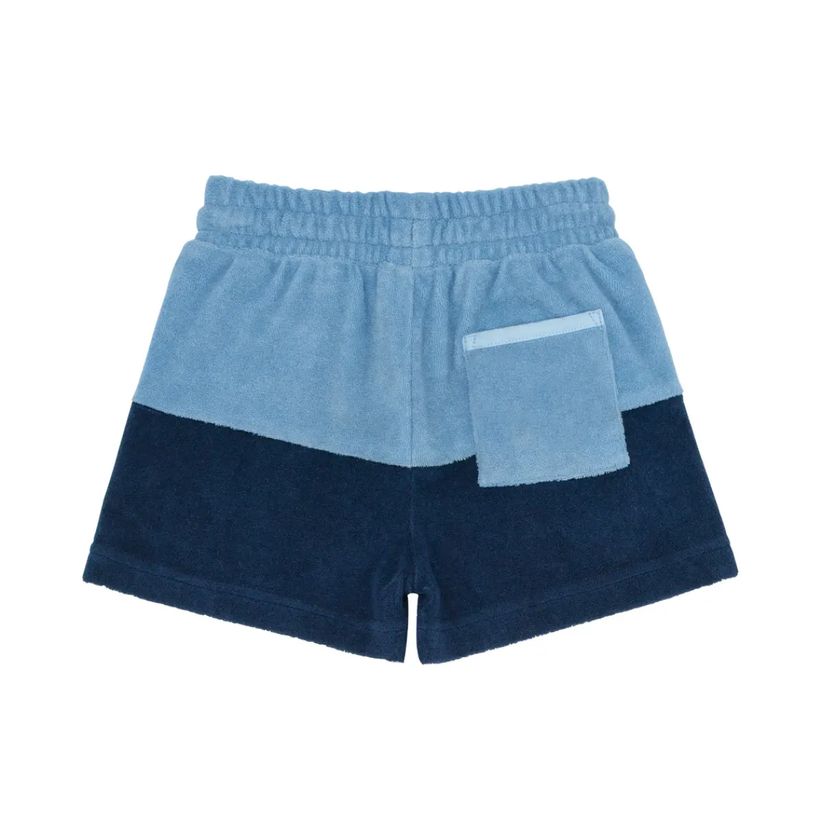 minnow Boys French Terry Short | Swim Freshwater Blue Navy Colorblock Discount