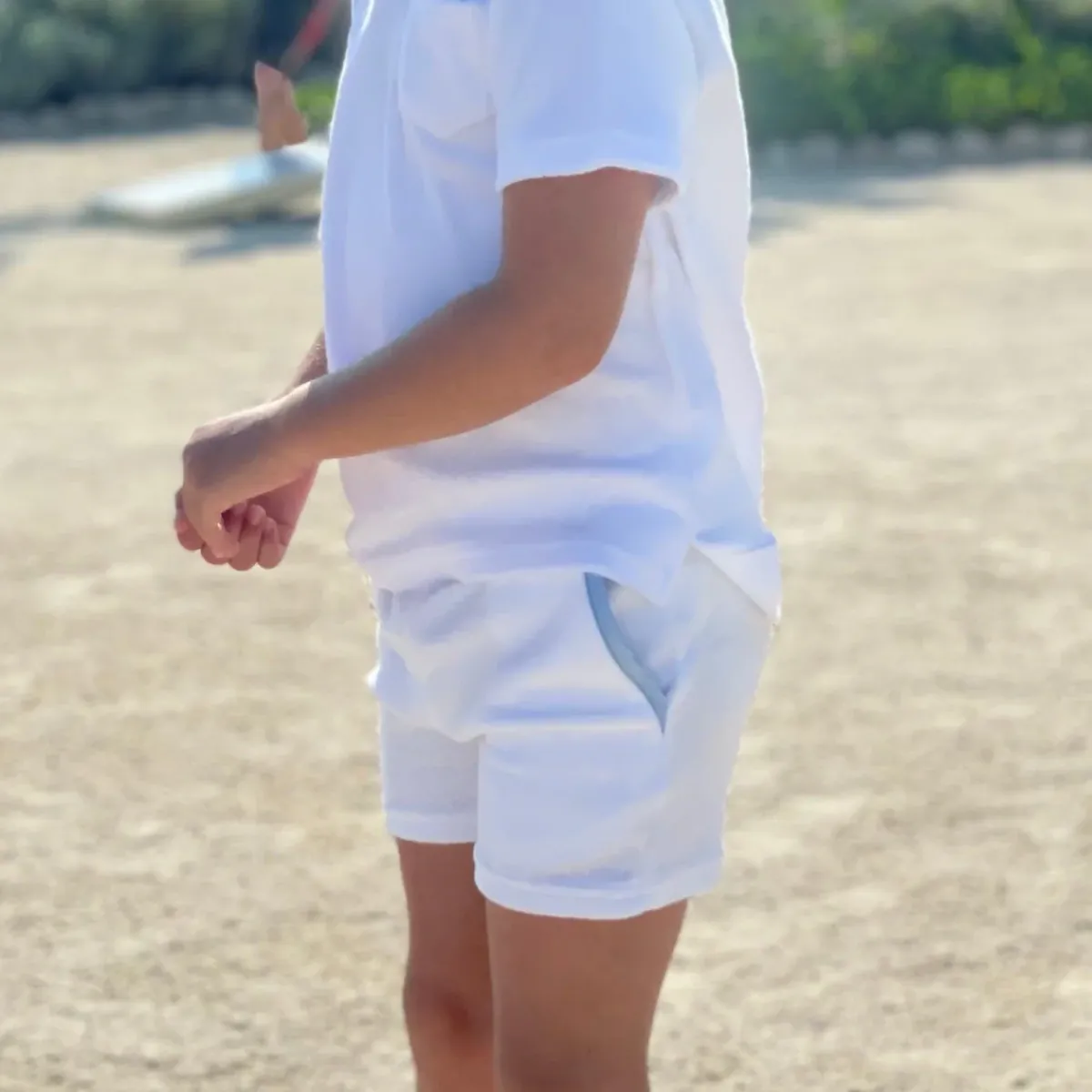 minnow Boys French Terry Short | Swim White Online