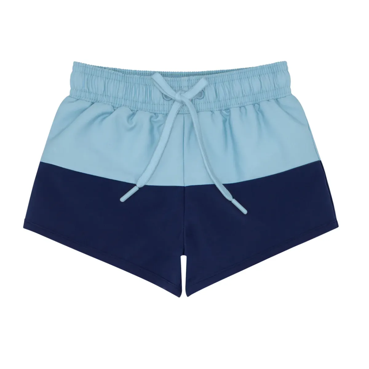 minnow Boys Freshwater Blue And Navy Colorblock Boardie | Swim Freshwater Blue Navy Colorblock New