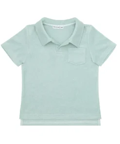 minnow Boys Garden French Terry Polo Sage Best
