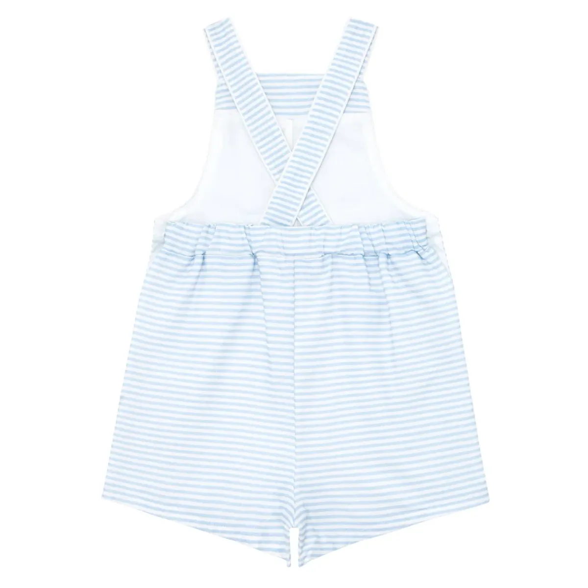 minnow Boys Overall Powder Blue Stripe Outlet