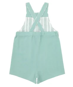 minnow Boys Short Overall Sea Blue Outlet