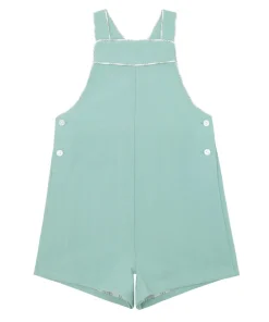 minnow Boys Short Overall Sea Blue Outlet