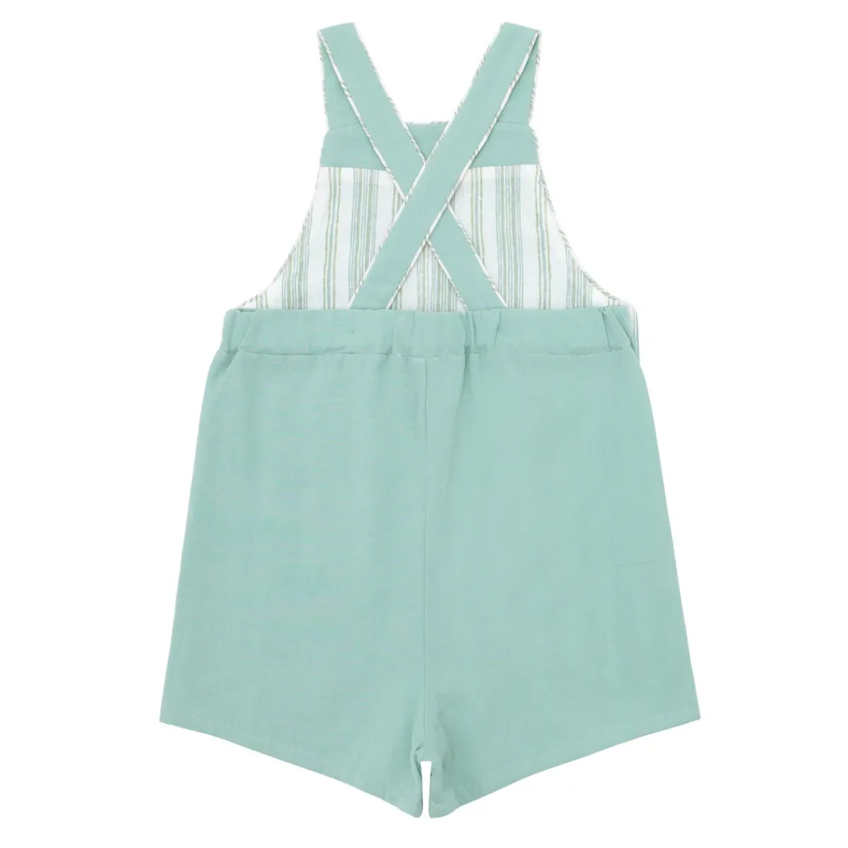 minnow Boys Short Overall Sea Blue Outlet