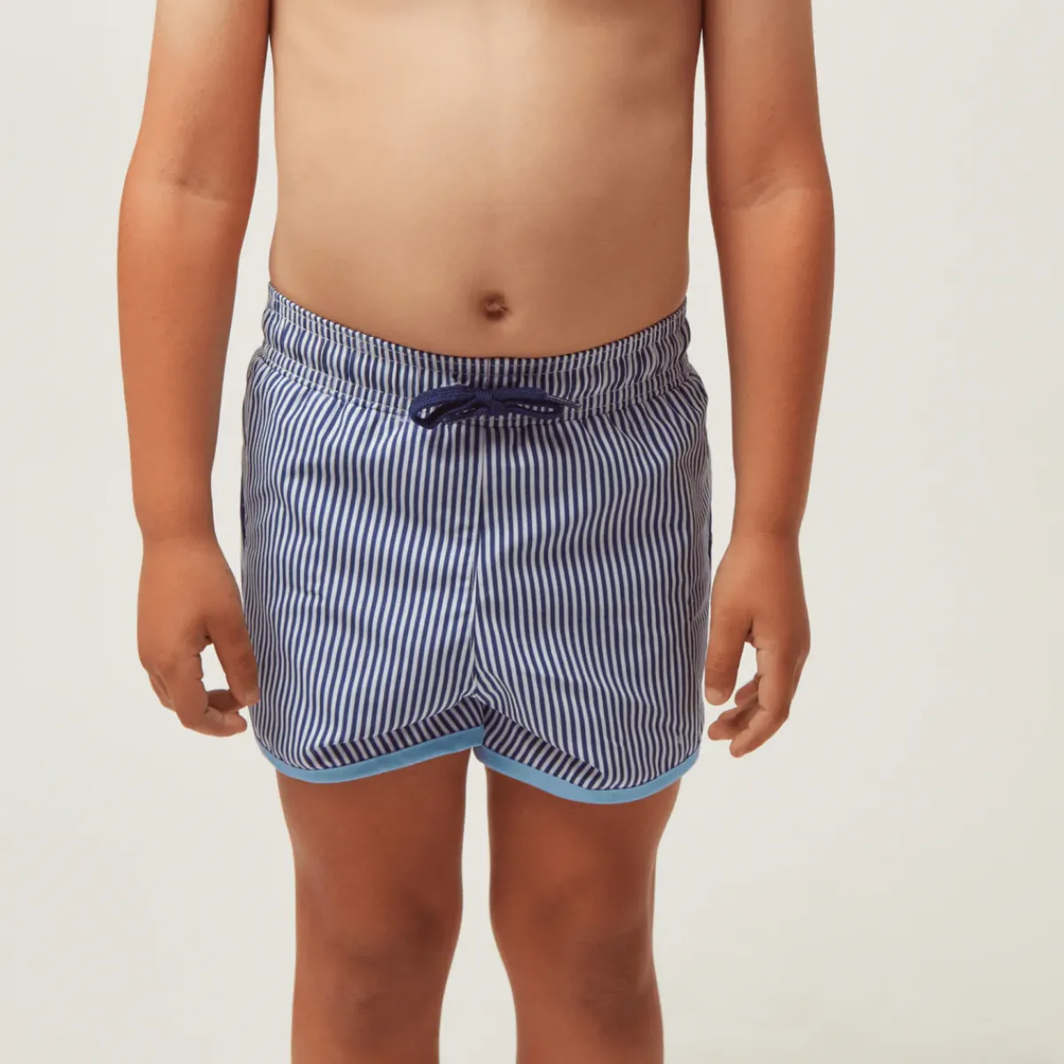 minnow Boys Stripe Boardie | Swim Navy Stripe Hot