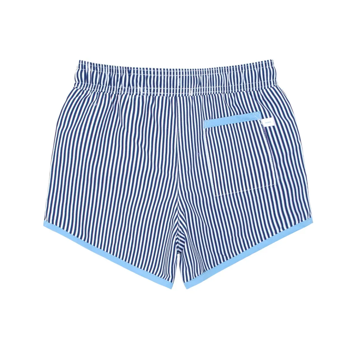 minnow Boys Stripe Boardie | Swim Navy Stripe Hot