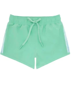 minnow Boys With Side Stripe Boardie Abaco Green Discount