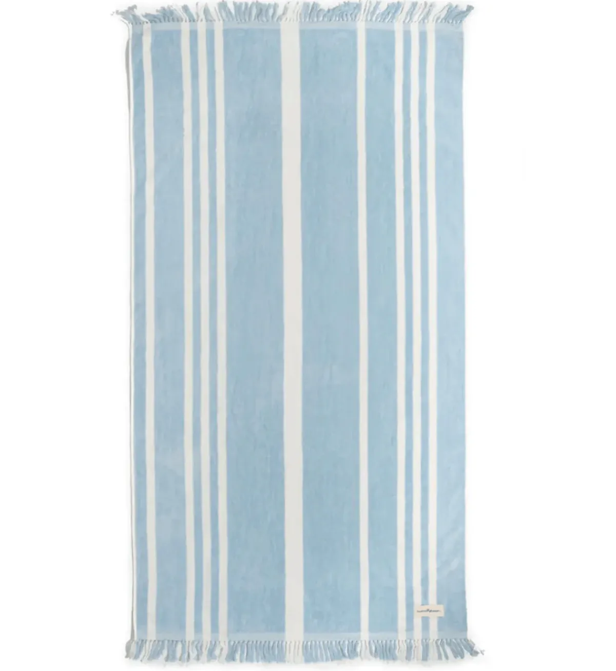 minnow Business & Pleasure Beach Towel, Vintage Blue Stripe Fashion