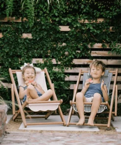 minnow Business & Pleasure Mini Sling, Navy Stripe Discount