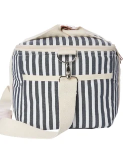 minnow Business & Pleasure Premium Cooler, Navy Stripe Outlet