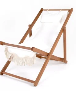 minnow Business & Pleasure Sling Chair, Antique White Best