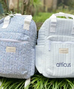 minnow Everyday Backpack Powder Blue Stripe Discount