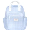 minnow Everyday Backpack Oasis Blue Gingham Online