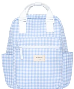 minnow Everyday Backpack Oasis Blue Gingham Online