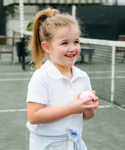 minnow Girls A-Line French Terry Dress | Swim White Sale