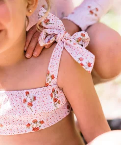 minnow Girls Bandeau Bikini | Swim Raspberry Red Best