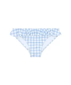 minnow Girls Bikini Bottom Oasis Blue Gingham Discount