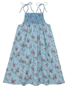 minnow Girls Brock Collection X Smocked Dress Provence Blue Best