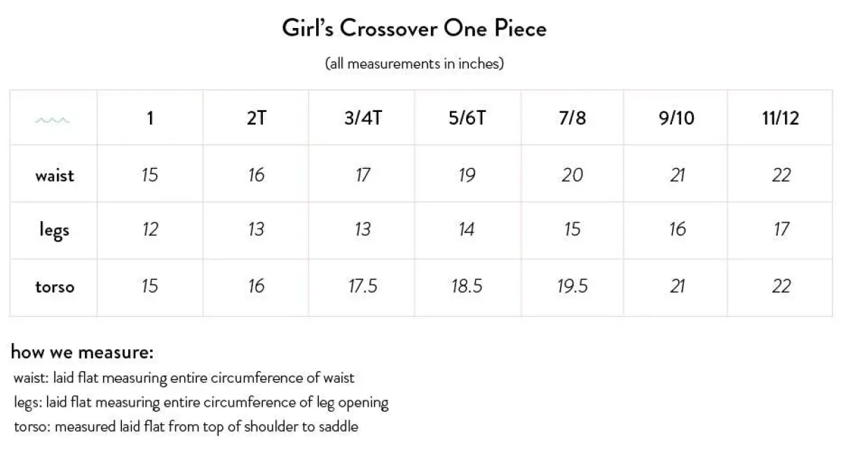 minnow Girls Brock Collection X Crossover One Piece Primrose New