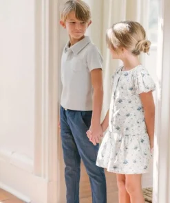 minnow Girls Brock Collection X Drop Waist Dress Classic Fleur Online