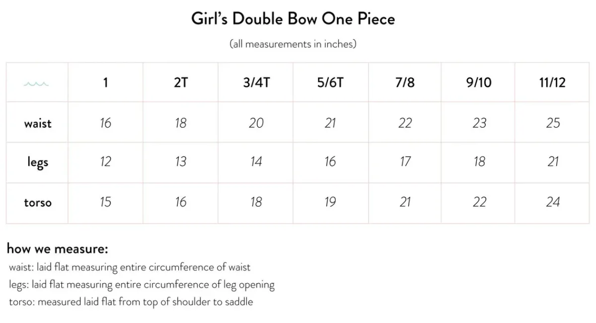 minnow Girls Double Bow One Piece Maritime Plaid New