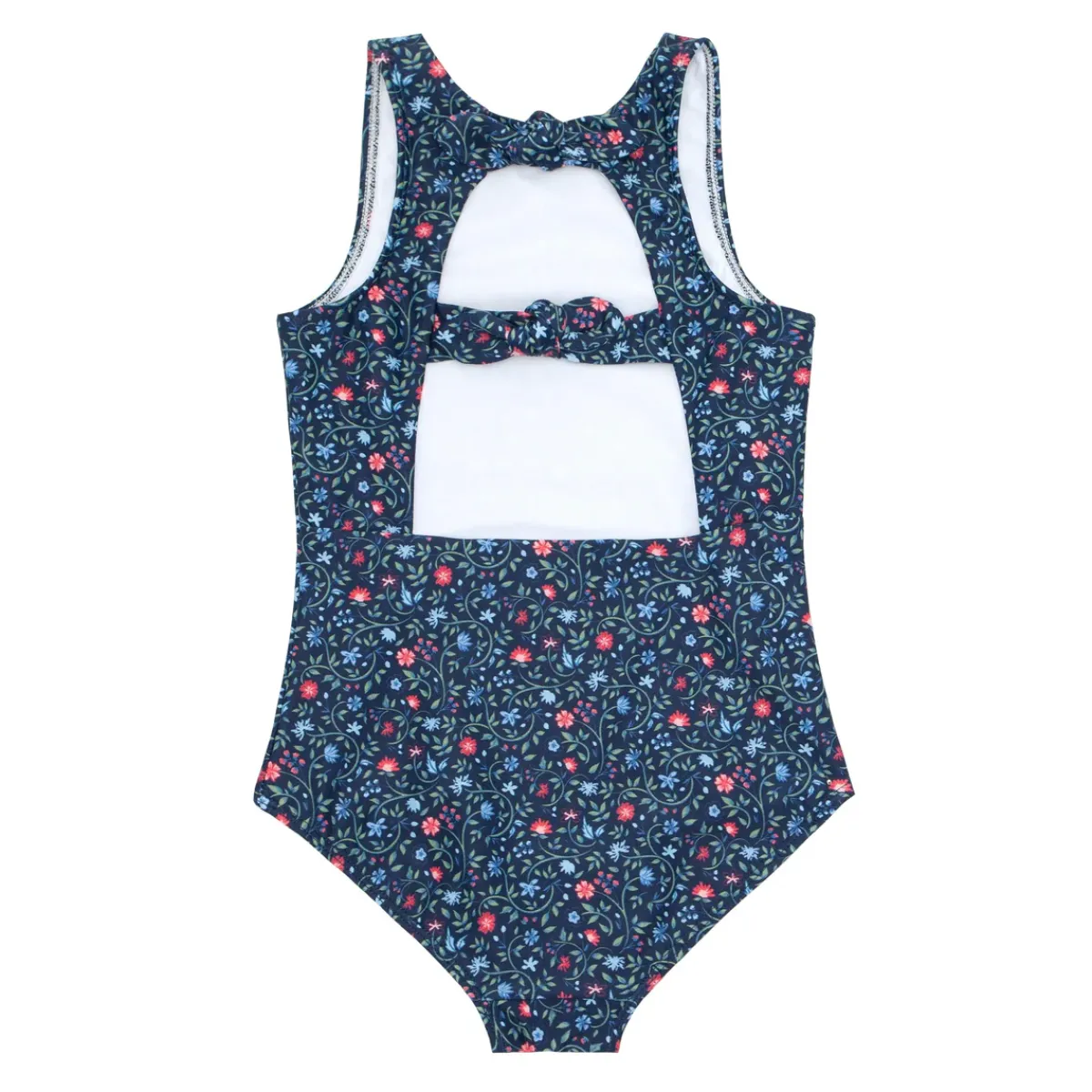 minnow Girls Double Bow One Piece Midnight Vineyard Sale