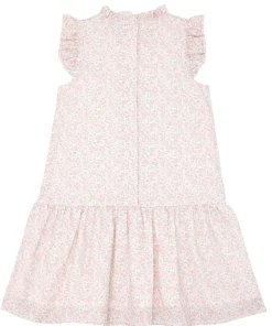 minnow Girls Drop Waist Dress Antique Floral Discount
