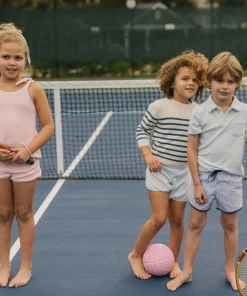 minnow Girls French Terry Bloomer Set Pink Best