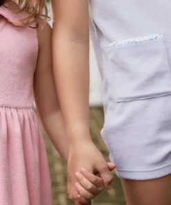 minnow Girls French Terry Romper Bay Lavender Sale