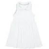 minnow Girls French Terry Tennis Dress White Outlet