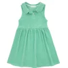 minnow Girls French Terry Tennis Dress Abaco Green Online