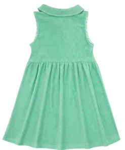 minnow Girls French Terry Tennis Dress Abaco Green Online
