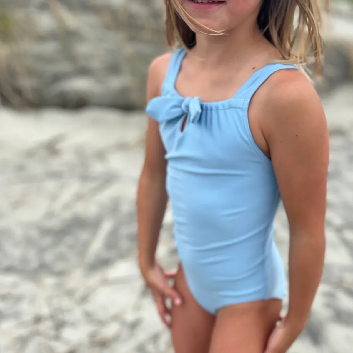 minnow Girls Gathered One Piece | Swim Freshwater Blue Online