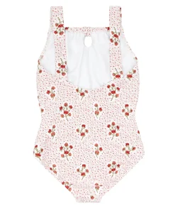 minnow Girls Gathered One Piece | Swim Raspberry Red Sale