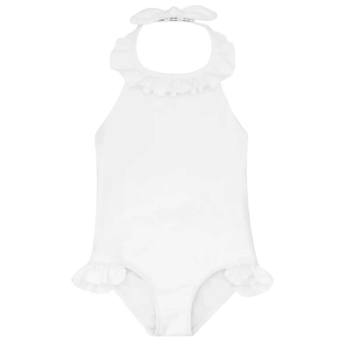 minnow Girls Halter One Piece | Swim Capeside White Discount