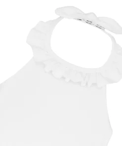 minnow Girls Halter One Piece | Swim Capeside White Discount