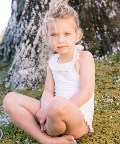 minnow Girls Halter One Piece | Swim Capeside White Discount