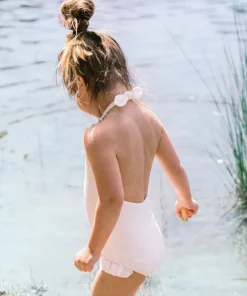 minnow Girls Halter One Piece | Swim Capeside White Discount