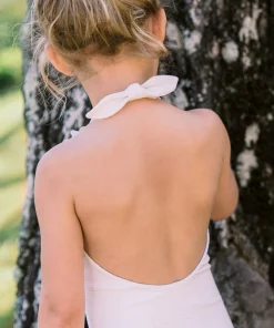 minnow Girls Halter One Piece | Swim Capeside White Discount