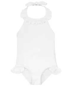 minnow Girls Halter One Piece | Swim Capeside White Discount