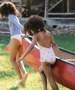 minnow Girls Halter One Piece Raspberry Red Fashion