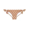 minnow Girls Knot Bikini Bottom Mocha Dot New