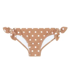 minnow Girls Knot Bikini Bottom Mocha Dot New