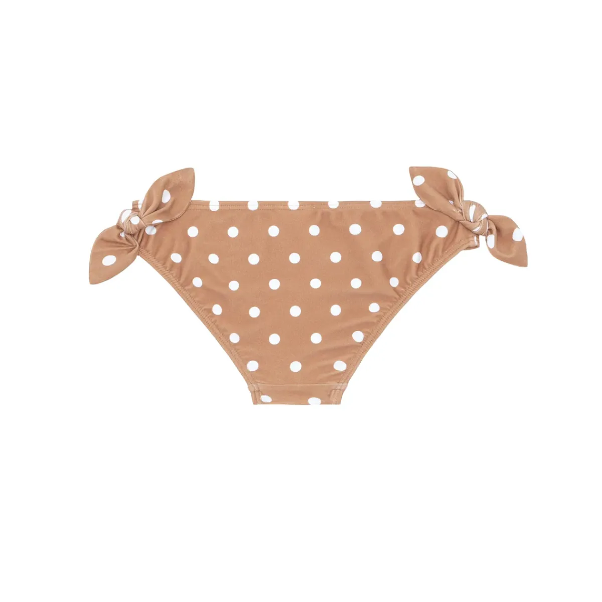 minnow Girls Knot Bikini Bottom Mocha Dot New