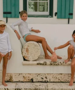 minnow Girls Knot Bikini Bottom Alys White Clearance