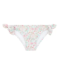 minnow Girls Knot Bikini Bottom Emerald Floral Best