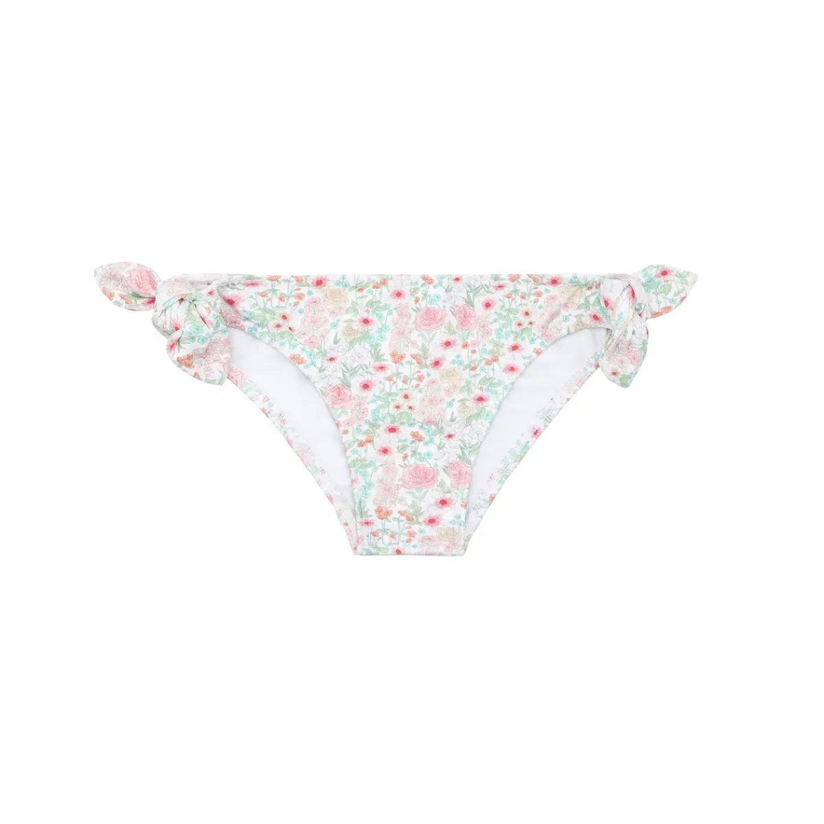 minnow Girls Knot Bikini Bottom Emerald Floral Best