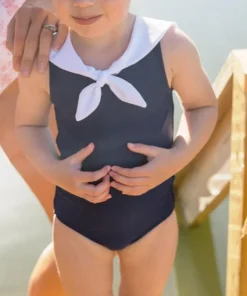 minnow Girls Midsummer Sailor One Piece Navy Hot