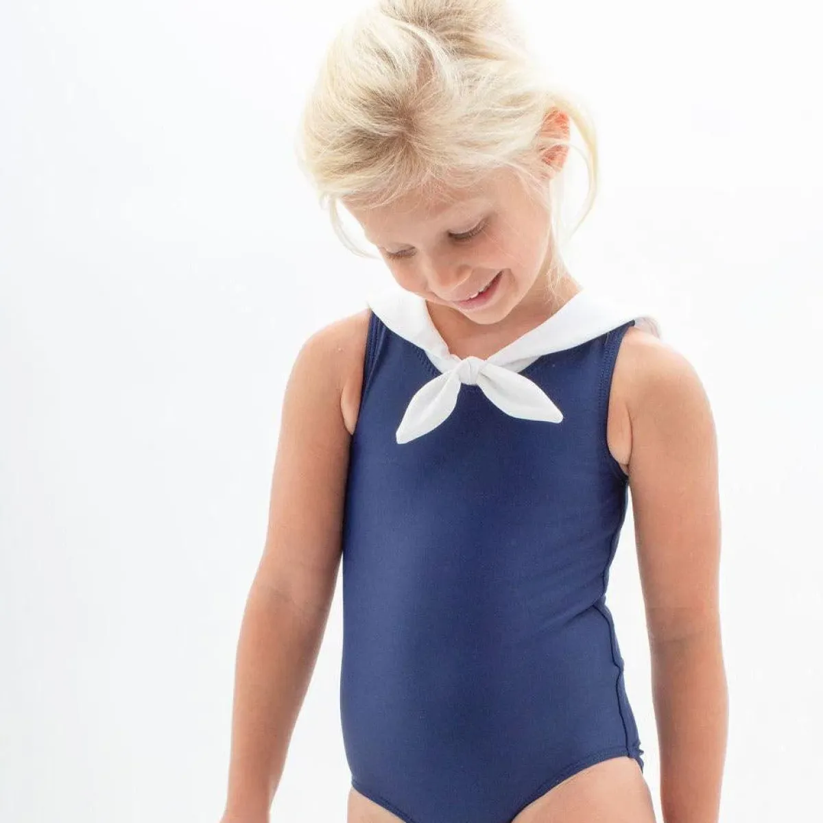 minnow Girls Midsummer Sailor One Piece Navy Hot