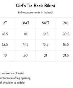 minnow Girls Navy And White Tie Back Bikini Hot